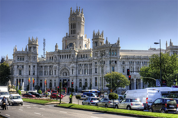 Cibeles Palace Picture Board by Tom Gomez