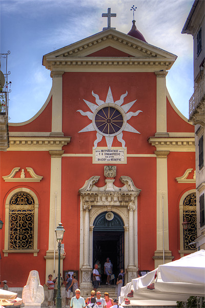 The Church of Mitropoli Panagias Picture Board by Tom Gomez