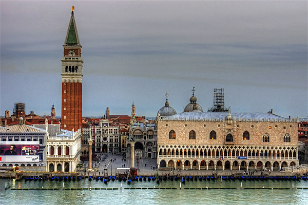 Morning Light in Piazza San Marco Picture Board by Tom Gomez
