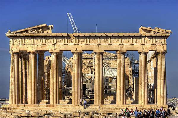Heavy Lifting Gear in the Parthenon Picture Board by Tom Gomez