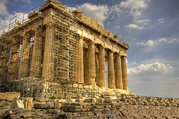 The Parthenon Picture Board by Tom Gomez