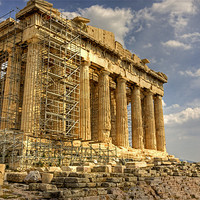 Buy canvas prints of The Parthenon by Tom Gomez