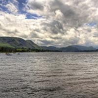 Buy canvas prints of Ullswater Panorama by Tom Gomez