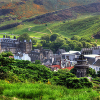 Buy canvas prints of Holyrood from Calton Hill by Tom Gomez