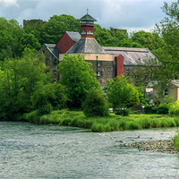 Buy canvas prints of Jennings Brewery by Tom Gomez