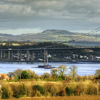Buy canvas prints of New Forth Crossing - 16 February 2013 by Tom Gomez