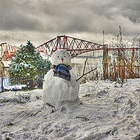 Buy canvas prints of Snowman by Tom Gomez