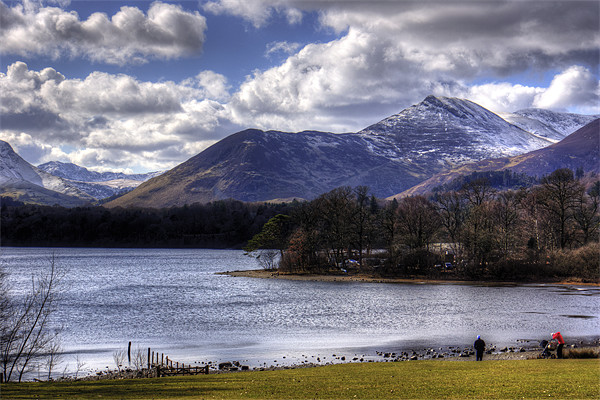 Causey Pike from Derwentwater Picture Board by Tom Gomez