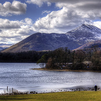 Buy canvas prints of Causey Pike from Derwentwater by Tom Gomez