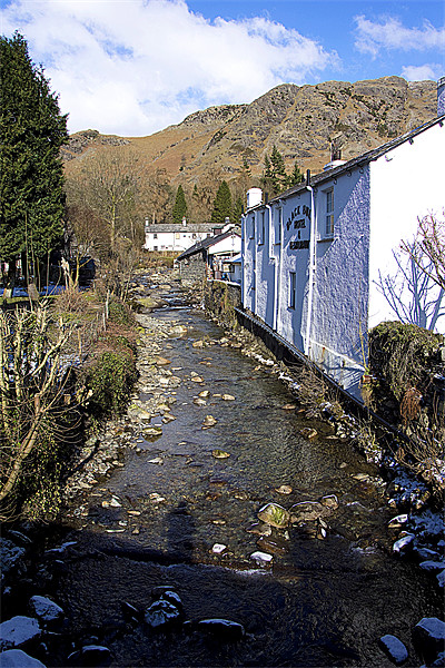 Church Beck at Coniston Picture Board by Tom Gomez