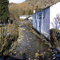 Buy canvas prints of Church Beck at Coniston by Tom Gomez