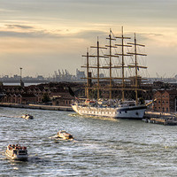Buy canvas prints of When 4 masts are just not enough by Tom Gomez