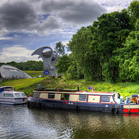 Buy canvas prints of The Forth and Clyde Canal by Tom Gomez
