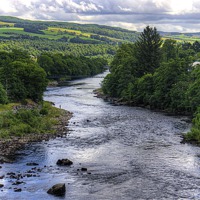 Buy canvas prints of The River Tummel by Tom Gomez