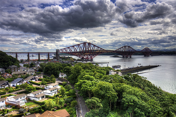 The Bridge from North Queensferry Picture Board by Tom Gomez