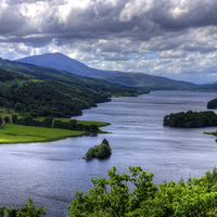 Buy canvas prints of Loch Tummel View by Tom Gomez