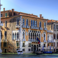 Buy canvas prints of Palazzos on the Grand Canal by Tom Gomez