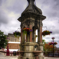 Buy canvas prints of The Murray Fountain by Tom Gomez