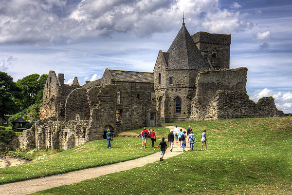 Visitors to Inchcolm Picture Board by Tom Gomez