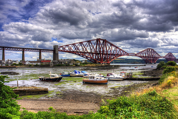 Low Tide in North Queensferry Picture Board by Tom Gomez
