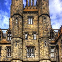 Buy canvas prints of New College Gatehouse by Tom Gomez