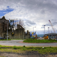 Buy canvas prints of Rosyth Castle by Tom Gomez