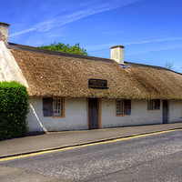 Buy canvas prints of Burns Cottage by Tom Gomez