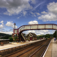Buy canvas prints of Settle Railway Station by Tom Gomez