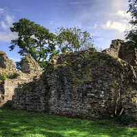 Buy canvas prints of Pendragon Castle Ruin by Tom Gomez