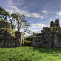 Buy canvas prints of Pendragon Castle, Cumbria by Tom Gomez