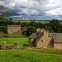 Buy canvas prints of Craignethan Castle by Tom Gomez