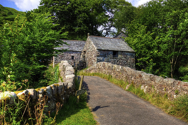Eskdale Mill Picture Board by Tom Gomez