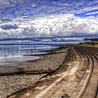 Buy canvas prints of Silloth Waterfront by Tom Gomez