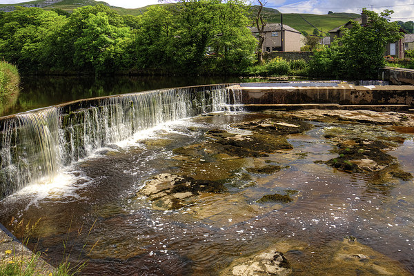 Settle Weir Picture Board by Tom Gomez