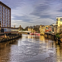Buy canvas prints of River Ouse by Tom Gomez