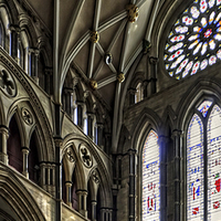 Buy canvas prints of South Transept by Tom Gomez