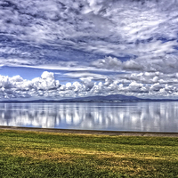 Buy canvas prints of Across the Solway Firth by Tom Gomez