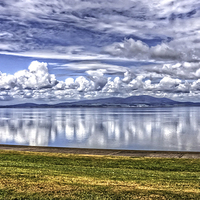 Buy canvas prints of Solway Firth Panorama by Tom Gomez