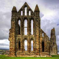 Buy canvas prints of Whitby Abbey Remains by Tom Gomez