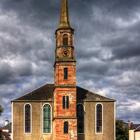 Buy canvas prints of Strathaven East Parish Church by Tom Gomez
