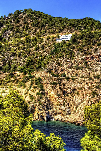 Cala Llonga Cliffs Picture Board by Tom Gomez