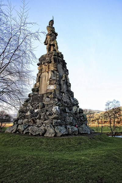 Memorial to the Black Watch Picture Board by Tom Gomez