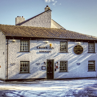 Buy canvas prints of The Crown Inn by Tom Gomez