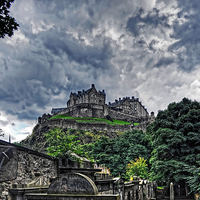 Buy canvas prints of The Castle from St Cuthberts by Tom Gomez