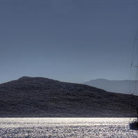 Buy canvas prints of Morning in the Bay of Nimborio by Tom Gomez