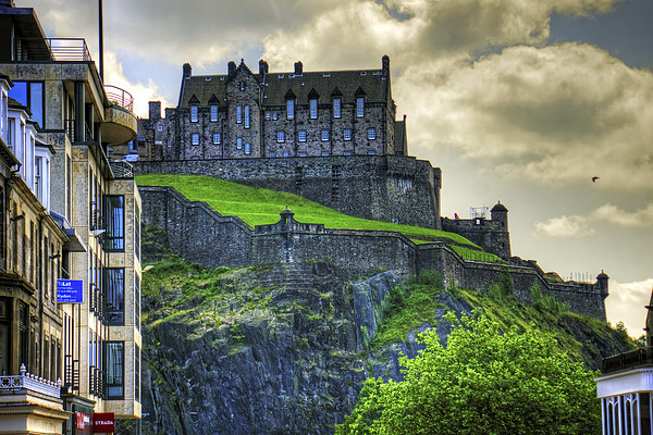 Edinburgh Castle Hospital Picture Board by Tom Gomez