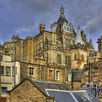Buy canvas prints of Hidden in the Cowgate by Tom Gomez