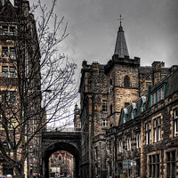 Buy canvas prints of The Cowgate by Tom Gomez