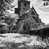Buy canvas prints of Carlisle Cathedral - B&W by Tom Gomez
