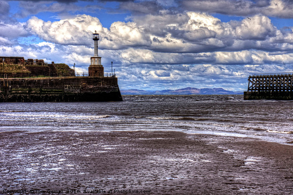 Maryport Lighthouse Picture Board by Tom Gomez